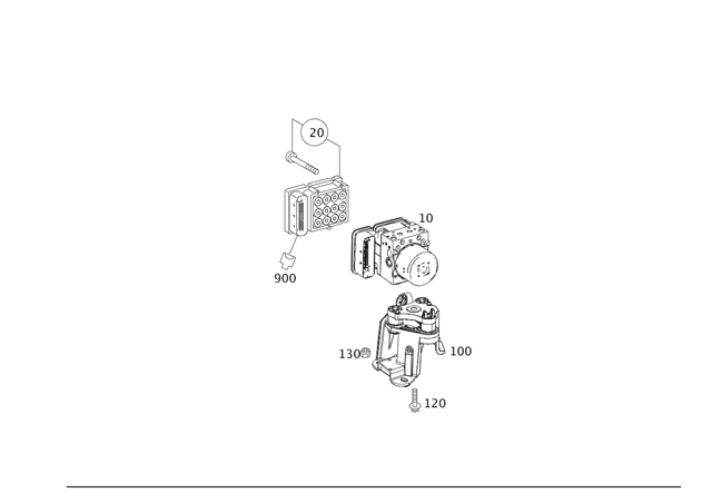 2124312312 - Brake System: Hydraulic Unit for Mercedes-Benz Image image