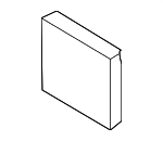 99755387500 - Body: Center Filler for Porsche: Cayman Image