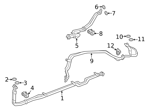 Rear AC Lines for 2023 Land Rover Discovery #0
