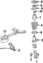 22527792 - Suspension: Spring Seat Insulator for Buick: Reatta, Riviera | Cadillac: Allante, Eldorado, Seville | Oldsmobile: Toronado Image