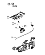 6FE067X9AF - Transmission: Gearshift Boot And Knob for Dodge: Durango Image