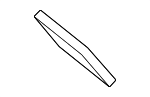 PAB81922900 - HVAC: Blower Case Seal Strip for Porsche Image
