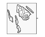 PAB82002420 - HVAC: Blower Case for Porsche Image