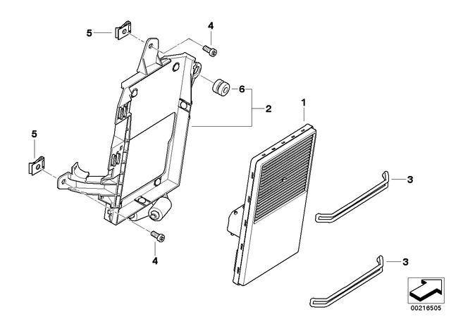 61357688661 - : Bracket, Control Unit     for BMW-Motorrad Image