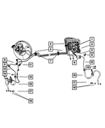 5181070AD - : Brake Hose, Right for Mopar Image