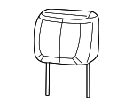 7DL57TX7AB - Body: Headrest for Ram: ProMaster 1500, ProMaster 2500, ProMaster 3500 Image