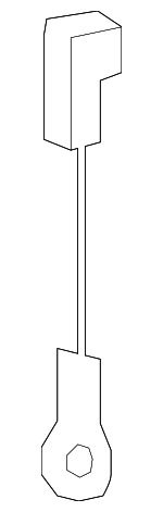 7338306010 - Body: Belt Holder for Scion: xD | Toyota: Camry, Yaris Image