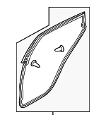 828311MA0C - Body: Door Weather-strip for INFINITI: Q70 Image