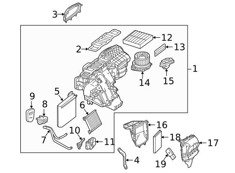 HVAC Case for 2018 Mercedes-Benz GLE63 AMG S #0