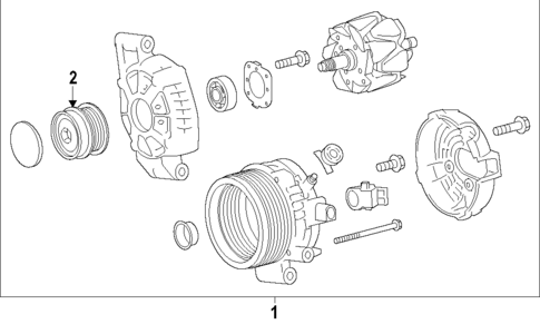 Alternator for 2022 Toyota Corolla #1