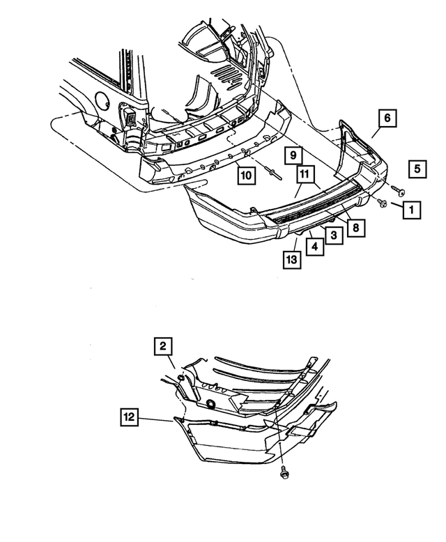 6505813AA - Frames and Bumpers: Hex Flange Head Screw for Mopar Image