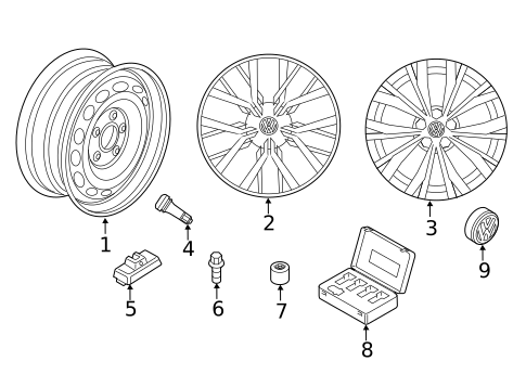 Wheels for 2003 Volkswagen Jetta #21