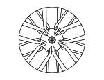 5NN601025KNQ9 - : Wheel, Alloy for Volkswagen: Tiguan Image