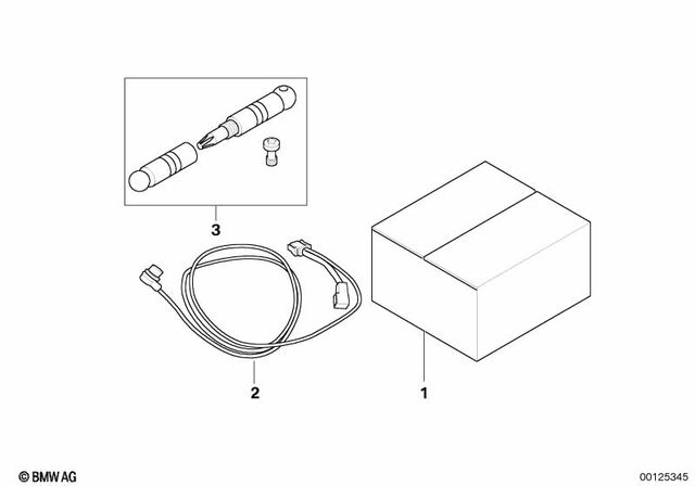 71607671108 - Audio, Navigation, Information Systems: Set of Retaining Fixture, Navigator -  for BMW-Motorrad Image