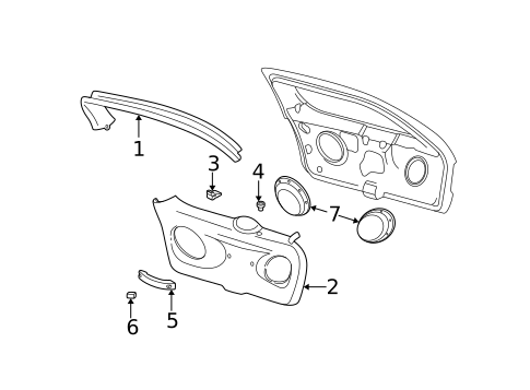 Interior Trim for 2001 Ford Taurus #0