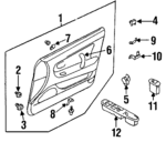 MR710851 - : Trim Panel Assembly for Mitsubishi: Galant Image