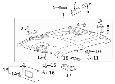 Interior Trim - Front Door for 2019 Ford F-450 Super Duty #7