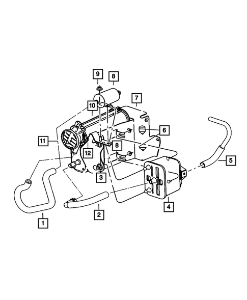 Vacuum Canister for 2009 Dodge Ram 2500 #0