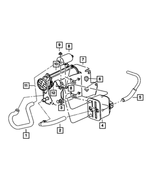 52121718AB - Emission Controls: Filter To Canister Hose for Dodge: Ram 1500, Ram 2500, Ram 3500 | Ram: 1500, 2500, 3500 Image