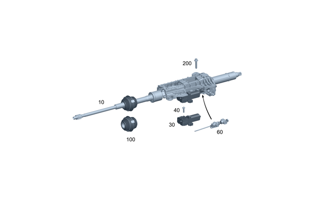 2234605204 - : Steering Column for Mercedes-Benz Image