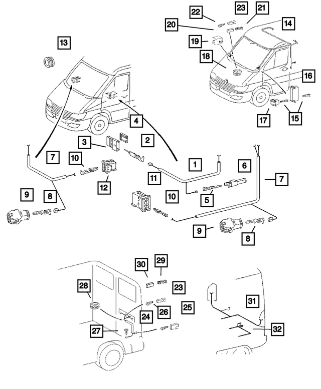 5133502AA - : Mirror Jumper Wiring for Mopar Image