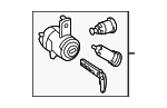 997607004 - Body: Cylinder &amp; Keys for Mercedes-Benz Image