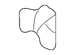 12763576 - Body: Pillar Trim Clip for Saab Image