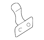 12767327 - Body: Coat Hook for Saab: 9-5 Image
