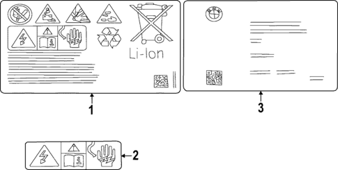 Labels for 2023 BMW iX #0