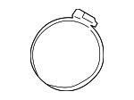 9046090005 - Engine: Outlet Tube Clamp for Toyota Image