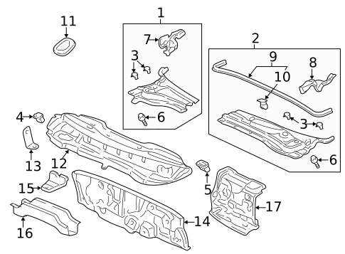 Cowl for 2007 Honda Pilot #0