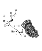 53032844AB - AS66RC; 6-Speed; Automatic Transmission: Clip for Dodge: Durango, Ram 3500 | Ram: 2500, 3500 Image
