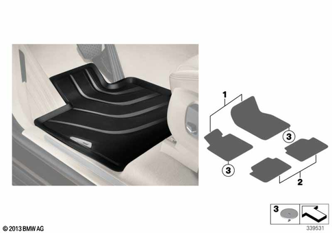Interior Equipment Components for 2019 BMW X6 35iX #2