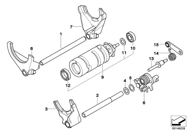 23307693792 - : Shifting Arm for BMW-Motorrad Image