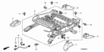 90115S0XA01 - Interior/Bumper: SCREW, TORX (6X16) for Honda Image