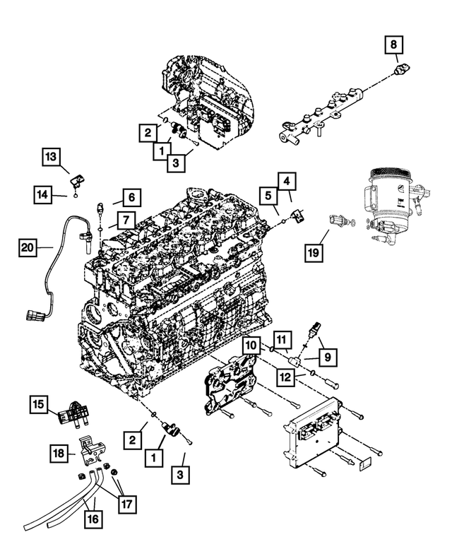 68024537AA - Electrical: O Ring for Mopar Image