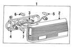 MB283905 - Electrical: Tail Lamp Assembly for Dodge: Conquest Image