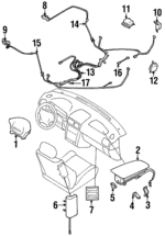 98234AC030 - : Air Bag Harness for Subaru: Legacy Image