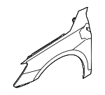 8Y0821106E - : Fender for Audi: A3, A3 Quattro, S3 Image