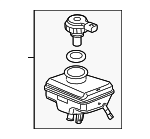 8K0611301A - Body: Reservoir for Audi: A4, A4 Quattro, A5, A5 Quattro, A6, A6 Quattro, A7 Quattro, A8 Quattro, allroad, Q5, RS5, RS7, S4, S5, S6, S7, S8, SQ5 Image