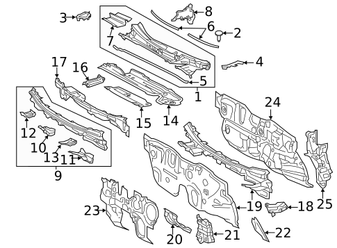 Cowl for 2019 Toyota Prius AWD-e #0