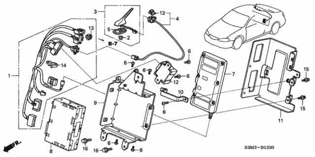 On-Star Unit for 2003 Acura CL #0
