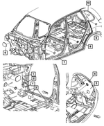 5264670 - Body Sheet Metal Except Doors: Dash Panel Plug for Mopar Image image