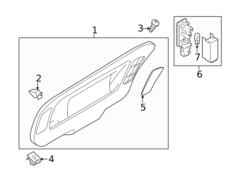 Interior Trim - Trunk for 2022 Volkswagen Passat #0