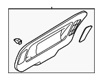 561867605F82V - Body: Lid Trim for Volkswagen: Passat Image