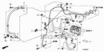 80360TA0A00 - Body/Air Conditioning: CLAMP A, AIR CONDITIONER PIPE for Honda Image