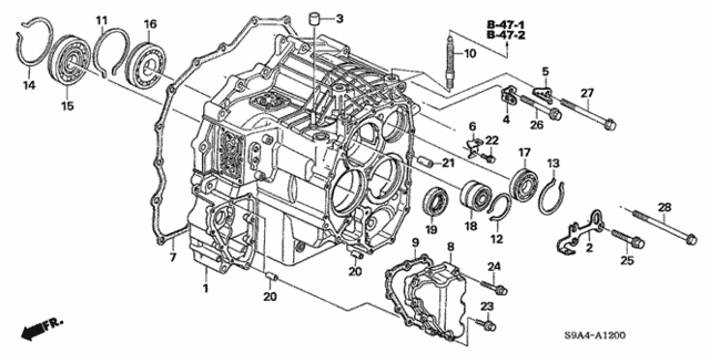 AT Transmission Case (5AT) for 2005 Honda CR-V #0
