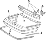 E8OY17K835A - Body: Cover for Lincoln: Continental Image