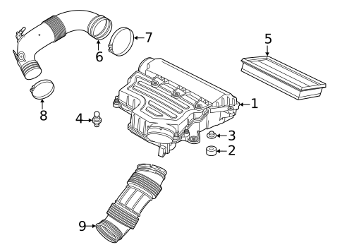 Air Intake for 2019 Fiat 500X #0