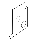 8F0810716 - Body: Body A-Pillar Reinforcement Plate for Audi: A5, A5 Quattro, RS5, S5 Image